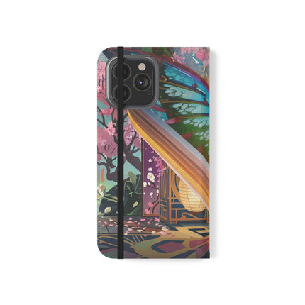 🦊🦋 Cyber Kitsune Butterfly Guardian Phone Case – Neon Magic & Digital Dreams