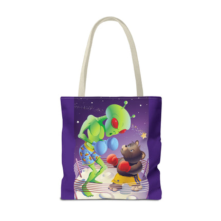 Cosmic Clash Tote Bag (AOP)