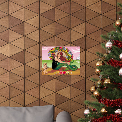 Siren Serenade Premium Matte horizontal posters