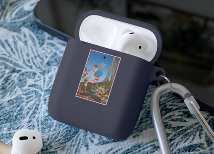 Periwinkle Painting the Petals Ida Outhwaite AirPods Case
