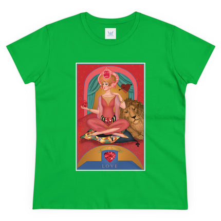 July & Ruby (from the Gem Series) by Sofia Chiostri Women's Midweight Cotton Tee