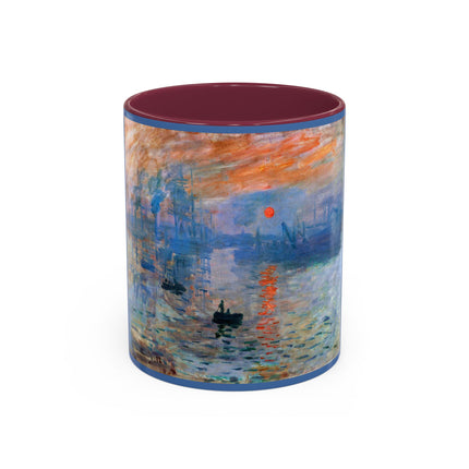 Sunrise by Claude Monet Colorful Mugs (11oz, 15oz)