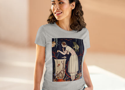 L'Etourdissant Petit Poisson (The Dazzling Little Fish) by George Barbier Women's Midweight Cotton Tee