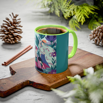 The Ladies Of The Secret Masquerade Colorful Mugs – Art Deco Floral Mystery