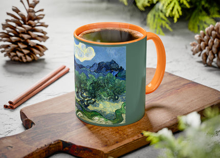 Olive Trees by Vincent Van Gogh Colorful Mugs (11oz, 15oz)