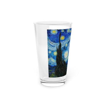 The Starry Night by Vincent Van Gogh Glass, 16oz