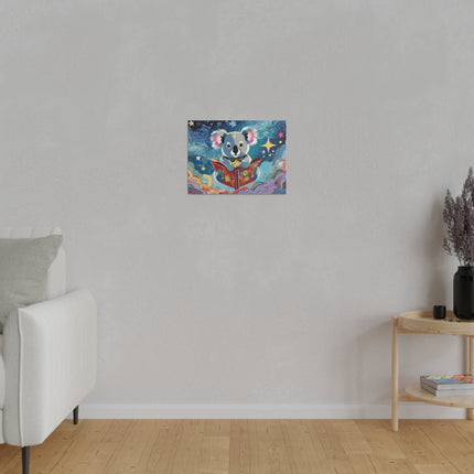Cute Koala Matte Canvas, Stretched, 0.75"