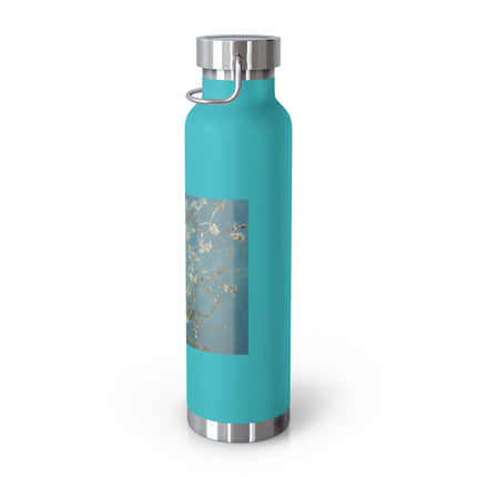 Almond Blossom by Vincent van Gogh Copper Vacuum Insulated Bottle, 22oz