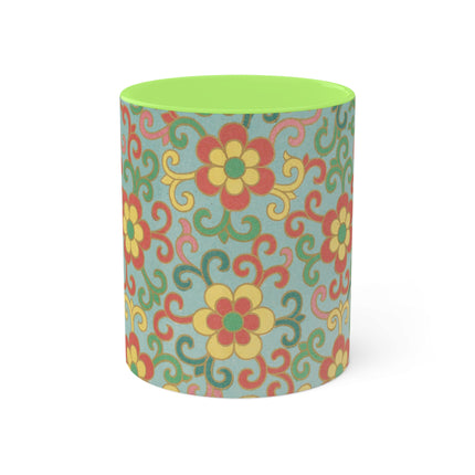 Examples of Chinese Ornament, Pl.09 by Owen Jones Colorful Mugs, 11oz