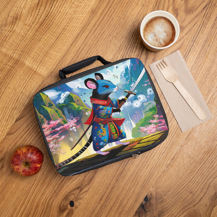 Cyber Samurai Rat Lunch Bag