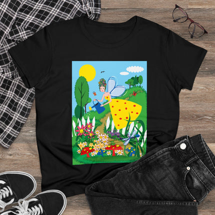 Garden Magic Women's Midweight Cotton Tee