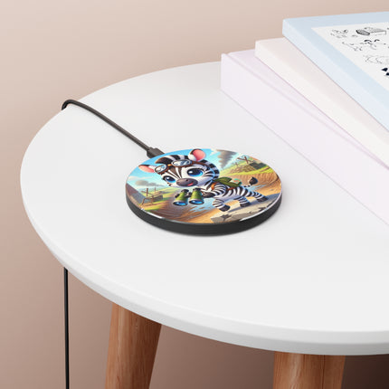 The Zebra Lookout Wireless Charger – Adventure, Curiosity & Explorer Spirit