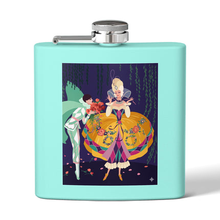 Enchanted Courtship Flask – Whimsical Elegance & Floral Romance