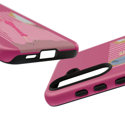 Lady in Pink Phone Case – Graceful Sophistication