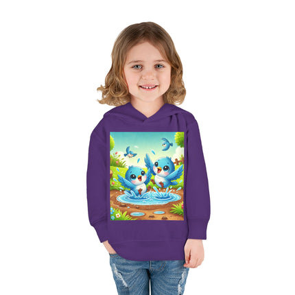 Bluebird Playtime Toddler Pullover Fleece Hoodie