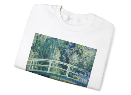 Water Lilies and Japanese Bridge by Claude Monet Heavy Blend™ Crewneck Sweatshirt