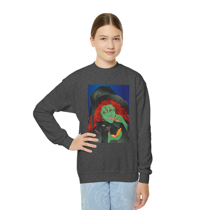Mirror, Mirror A Witch's Touch Youth Crewneck Sweatshirt