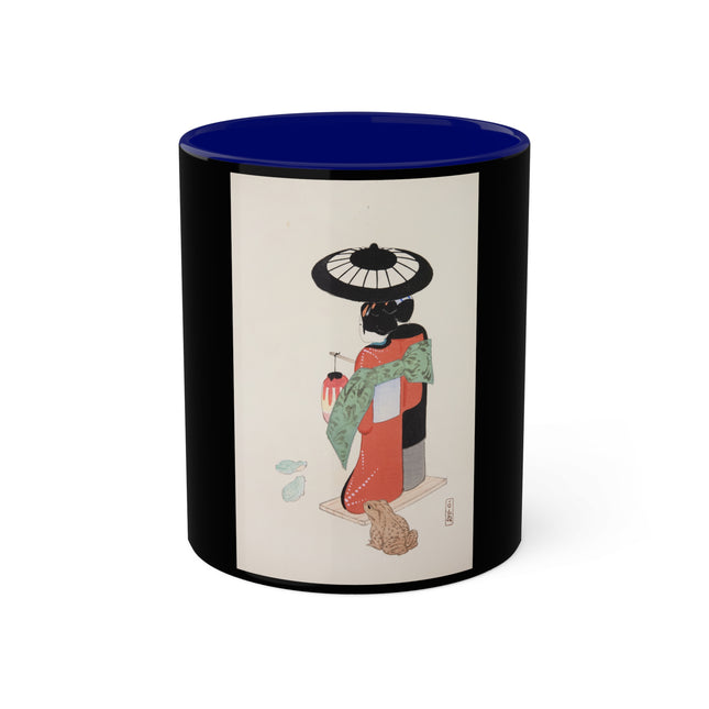 Illustrations of Japanese Toys Pl.020 by Kawasaki Kyosen Colorful Mugs, 11oz