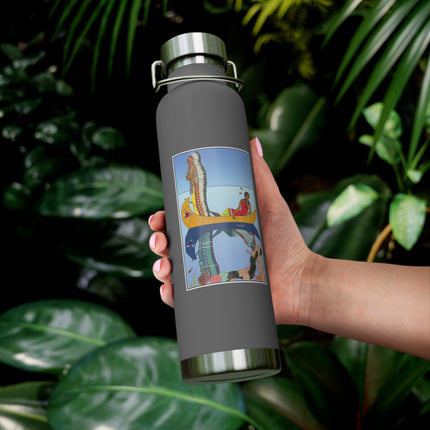 Le long du Missouri (Indian couple on the Missouri River) by George Barbier Copper Vacuum Insulated Bottle, 22oz