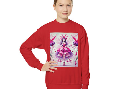 Fuchsia Fairy Youth Crewneck Sweatshirt