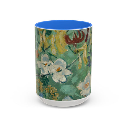 Flowers by August Babberger Colorful Mugs (11oz, 15oz)