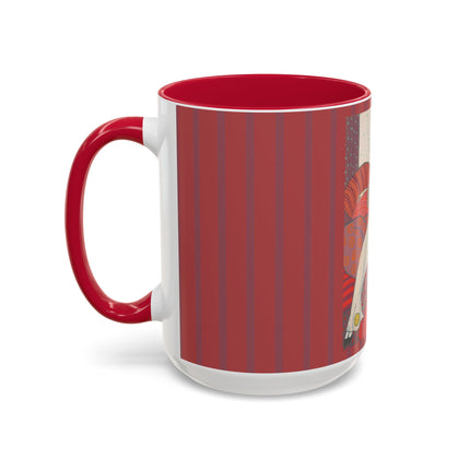 Les Coussins by Georges Lepape Colorful Mugs (11oz, 15oz)
