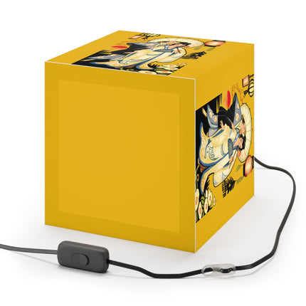Golden Embrace Light Cube Lamp