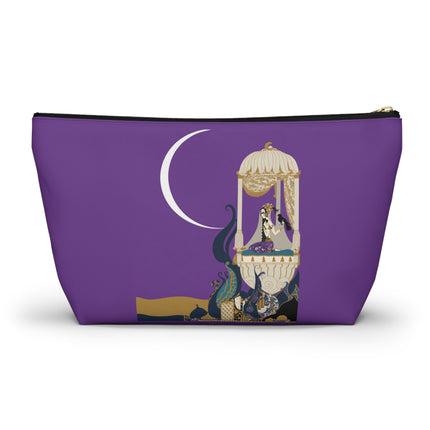 Moonlit Reverie Pavilion Cosmetic Bag – Art Deco Elegance & Mystical Serenity