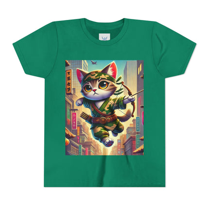 Archer Cat Youth Short Sleeve Tee