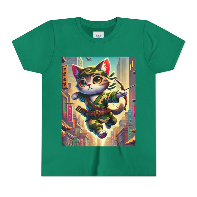Archer Cat Youth Short Sleeve Tee