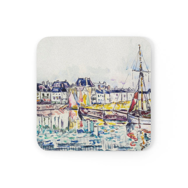Le Croisic by Paul Signac Coaster – Harbor Light & Impressionist Calm