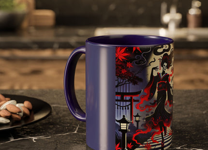 Halloween Sorceress Colorful Mugs (11oz, 15oz)