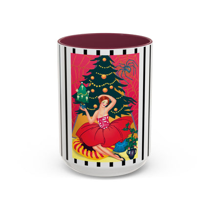 Art Deco Christmas Enchantment Colorful Mugs (11oz, 15oz)