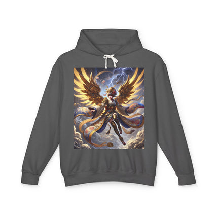 Valkyrie Descending Through Storm Hoodie
