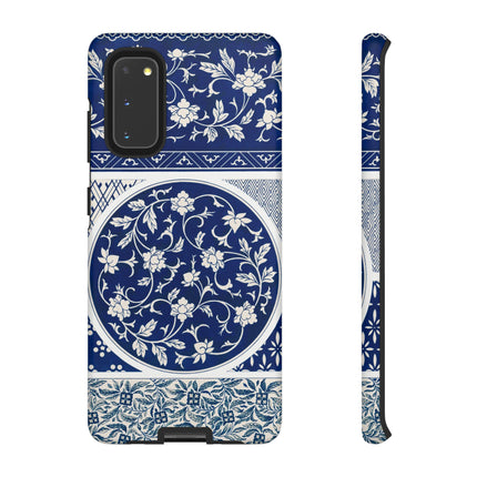 Blue Flower Pattern by Owen Jones Phone Cases