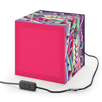 Festive Reindeer Flight Light Cube Lamp
