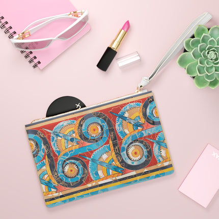 Reproduction of S-Spiral Frieze by Emile Gilliéron Clutch Bag