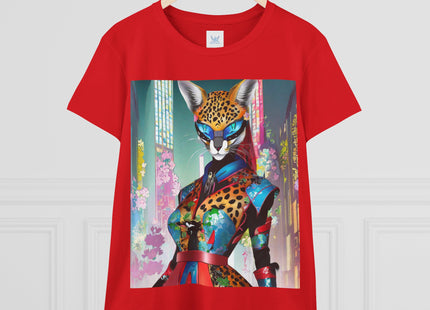 Cyber Cat Glamour Cotton Tee