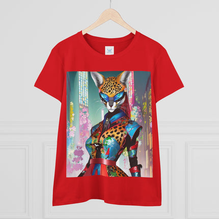 Cyber Cat Glamour Cotton Tee