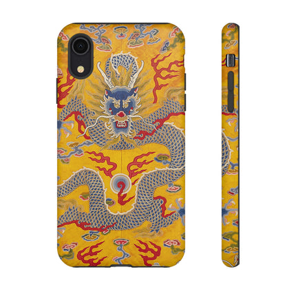Majestic Dragon Regalia – Imperial 12-Symbol Robe Phone Cases