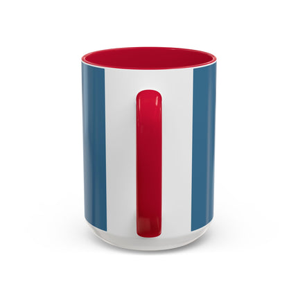 ❤️❄️ The Winter Heart Messenger Colorful Mug – Art Deco Snow Garden Fantasy