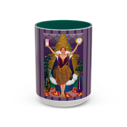 Countdown to Christmas Elegance Colorful Mugs (11oz, 15oz)