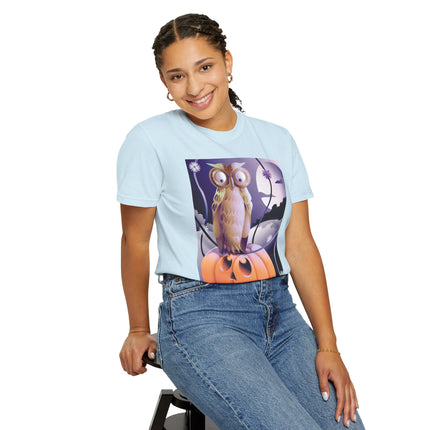 The Startled Pumpkin Unisex Garment-Dyed T-shirt