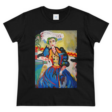 A Mulher by Amadeo de Souza-Carosa Women's Midweight Cotton Tee