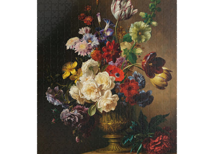 Floral Still Life Jigsaw Puzzle — Hendrik Reekers Bouquet (110–1014 pcs)