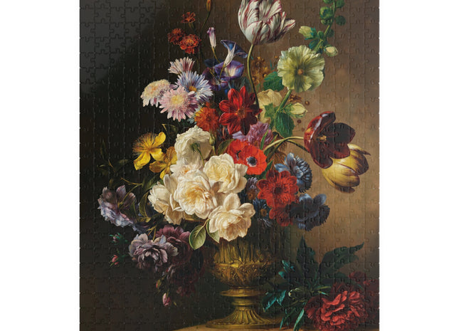 Floral Still Life Jigsaw Puzzle — Hendrik Reekers Bouquet (110–1014 pcs)