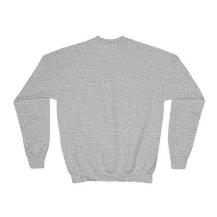 Snow Leopard Lookout Youth Crewneck Sweatshirt – Courage, Curiosity & High-Altitude Adventure
