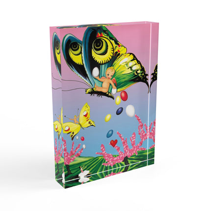 Flight of Easter Delight Acrylic Art Block