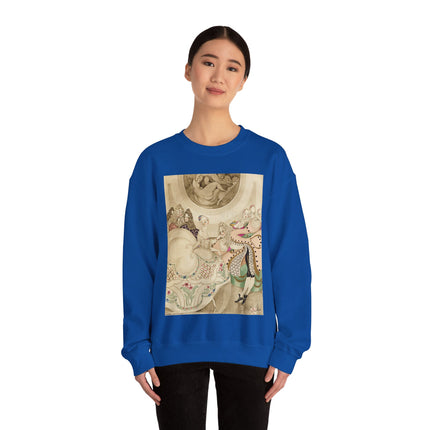 Sur talons rouges (On Red Heels) pl 01 by Gerda Wegener Heavy Blend™ Crewneck Sweatshirt