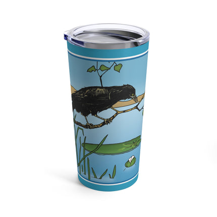 The Crow and the Frog Tumbler 20oz